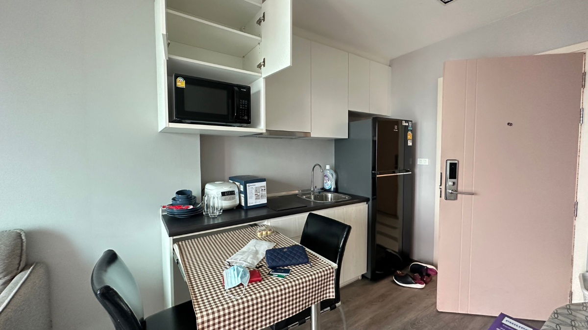 picture 🛋️💗 For sale: 2.75 million baht Clean room, fully furnished 💗🛋️ Rich Park @Triple Station Rama 9 🔥🔥ID : @471ovhib 📲 - 5/8