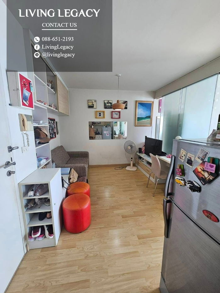 picture SKU46C Condo For Rent The IRIS Rama 9 - Srinakarin 32 Sq.M. Floor 8 line id : @livinglegacy - 14/14