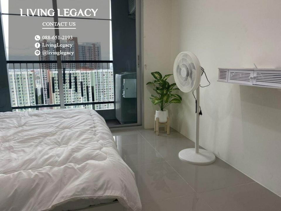 รูป LX47GN8S ให้เช่าคอนโด Asakan Place Srinakarindra 26 ตร.ม. ชั้น 27 line id : @livinglegacy - รูปที่ 3/12