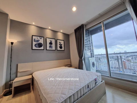 For Rent " 𝐑𝐡𝐲𝐭𝐡𝐦 𝐑𝐚𝐭𝐜𝐡𝐚𝐝𝐚 " Size 46 Sq.m. Floor 14  Near : MRT-Ratchadapisek