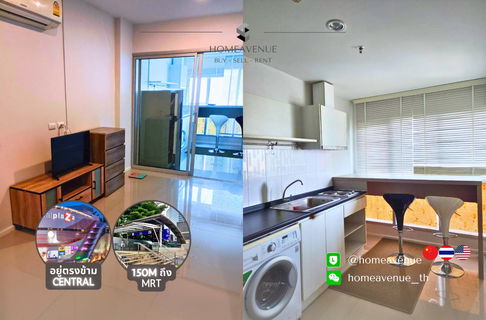 Aspire Rama9  ✨ Renovated unit, ready to move in 🚇 Next to MRT Rama9 | Line: @homeavenue (Provide TM30) 💥HA-366