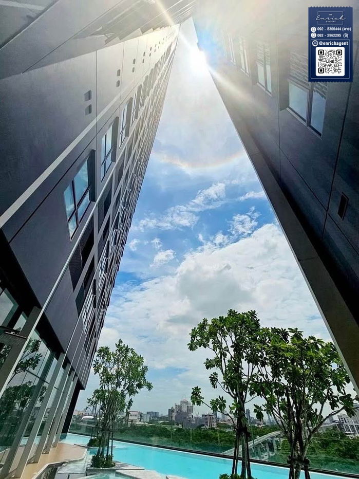 picture 💙For rent The Rich Rama 9 - Srinakarin, very new room, fully furnished, good price, ARL Hua Mak💙 Call 062-2962295 Ni // Line id: @enrichagent - 11/12