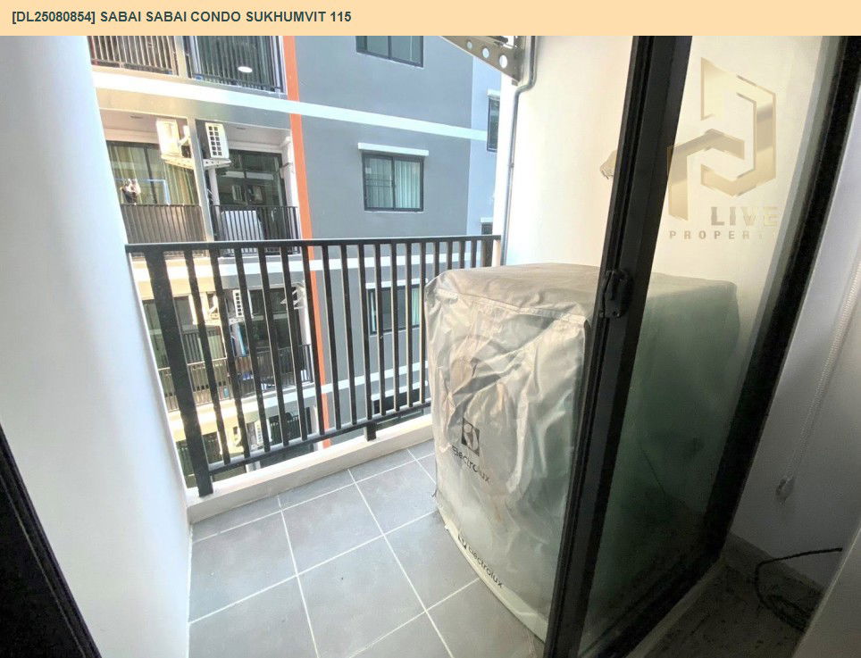 รูป DL25080854 ให้เช่าคอนโด สบาย สบาย คอนโด สุขุมวิท 115 (Sabai Sabai Condo Sukhumvit 115) ใกล้ BTS ปู่เจ้า พร้อมเข้าอยู่ โทรด่วน 0638692663 LineID @534wlwof - รูปที่ 7/10