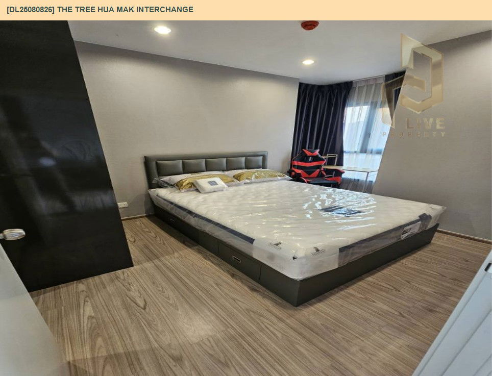 picture DL25080826 Condo for rent, The Tree Hua Mak Interchange near รถไฟฟ้า 3 สาย, ready to move in, call urgently 0656133286 LineID @655ebbvc - 5/13
