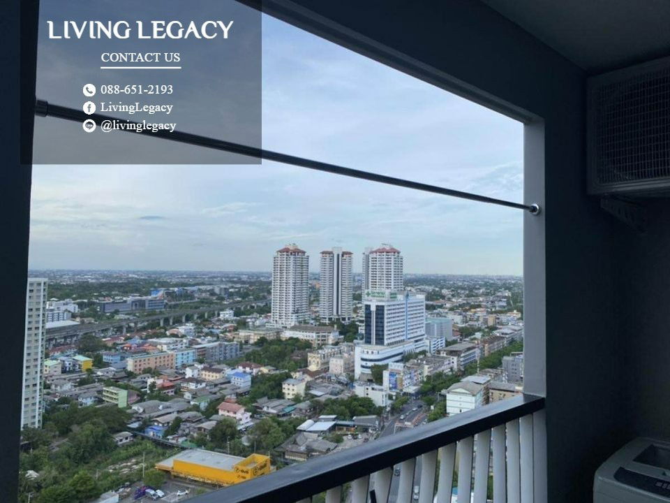 รูป LX47GN8S ให้เช่าคอนโด Asakan Place Srinakarindra 26 ตร.ม. ชั้น 27 line id : @livinglegacy - รูปที่ 9/12