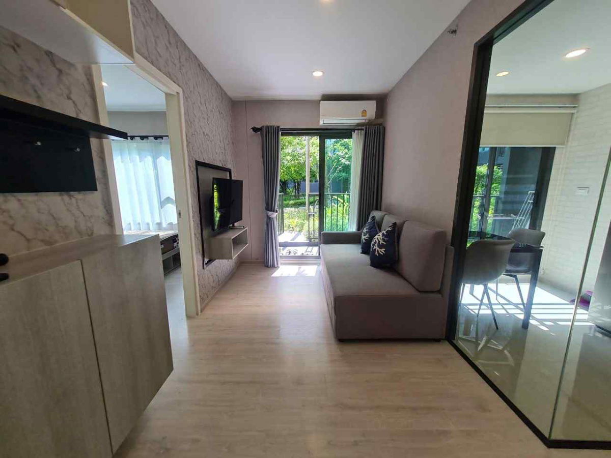รูป ✅ให้เช่า escent park ville 1ห้องนอน ชั้น1 วิวสวนสวย ☎️064-792-4426(เบญ) - รูปที่ 1/13