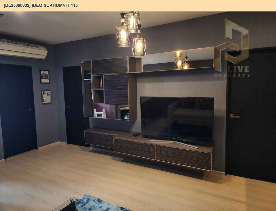 รูป DL25080832 ให้เช่าคอนโด ไอดีโอ สุขุมวิท 115 (IDEO Sukhumvit 115 ) ใกล้ BTS ปู่เจ้า พร้อมเข้าอยู่ โทรด่วน 0638692663 LineID @655ebbvc - รูปที่ 3/11