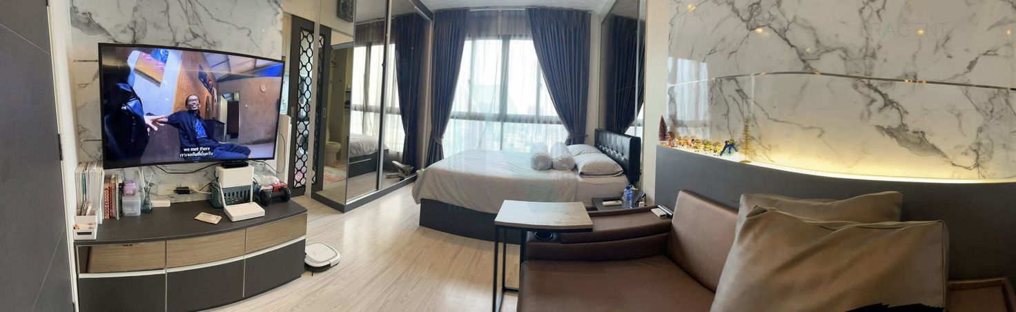 รูป 🚩 ให้เช่าคอนโด ไอดีโอ โมบิ สุขุมวิท อีสท์เกต อาคาร 1 ชั้น 27 สตูดิโอ ขนาด 23 ตรม ใกล้ Bitec บางนา - รูปที่ 7/8