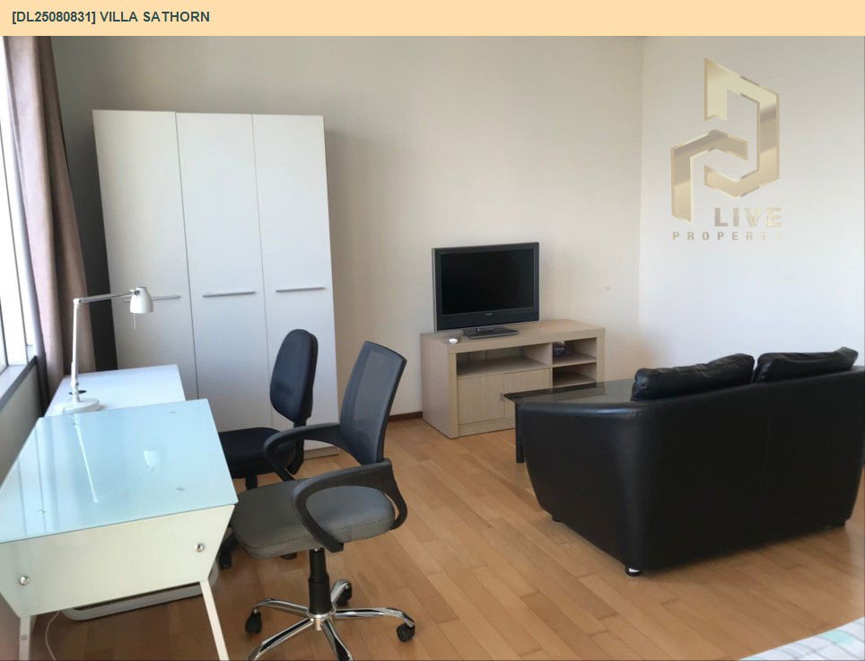 picture DL25080831 Condo for rent, Villa Sathorn near BTS Krung Thon Buri, ready to move in, call urgently 0656133286 LineID @534wlwof - 2/5