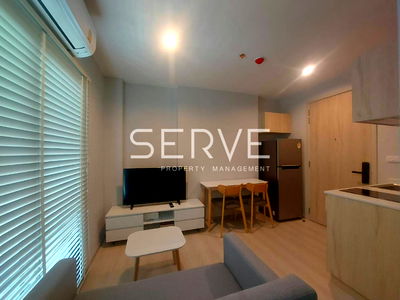 Condos for rent MRT Si La Salle : Studio High Fl. 30+ Fully furnished with Electric stove, Hood Good Location Next to MRT Si La Salle  @ Nue Noble Srinakarin Lasalle