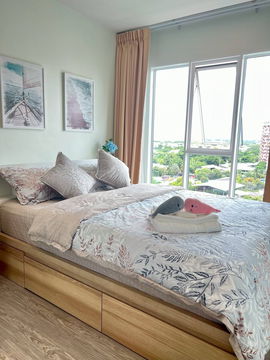 🥳[Rent-RAR2508-2160] Regent Home Bangna. Tower B, Fl.10*Washing machine *River View *Near BTS Bangna💚Line id: @thefirstagent**