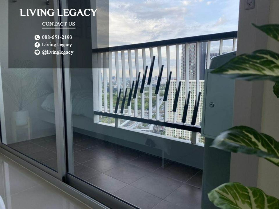 รูป LX47GN8S ให้เช่าคอนโด Asakan Place Srinakarindra 26 ตร.ม. ชั้น 27 line id : @livinglegacy - รูปที่ 10/12