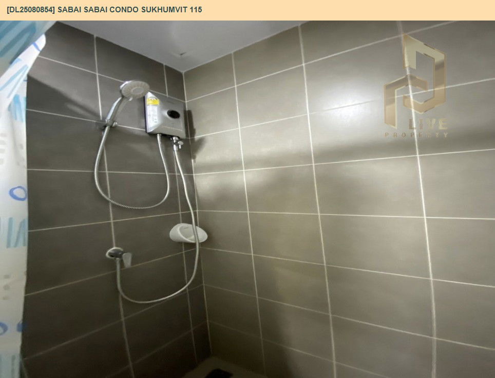 รูป DL25080854 ให้เช่าคอนโด สบาย สบาย คอนโด สุขุมวิท 115 (Sabai Sabai Condo Sukhumvit 115) ใกล้ BTS ปู่เจ้า พร้อมเข้าอยู่ โทรด่วน 0638692663 LineID @534wlwof - รูปที่ 9/10