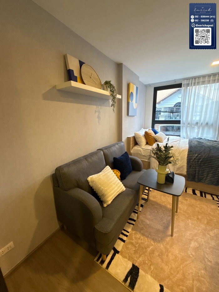 picture 💙For rent THE MUVE Pradipat, new room, great location, BTS Saphan Khwai💙 Call 062-2962295 Ni // Line ID: @enrichagent - 3/9