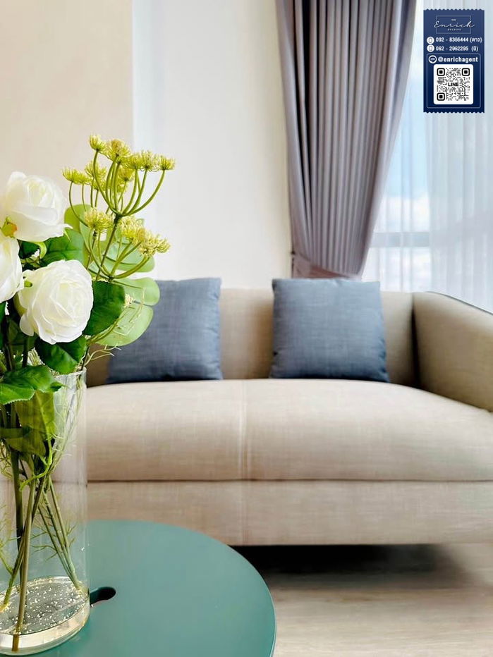 picture 💙For rent The Rich Rama 9 - Srinakarin, very new room, fully furnished, good price, ARL Hua Mak💙 Call 062-2962295 Ni // Line id: @enrichagent - 2/12