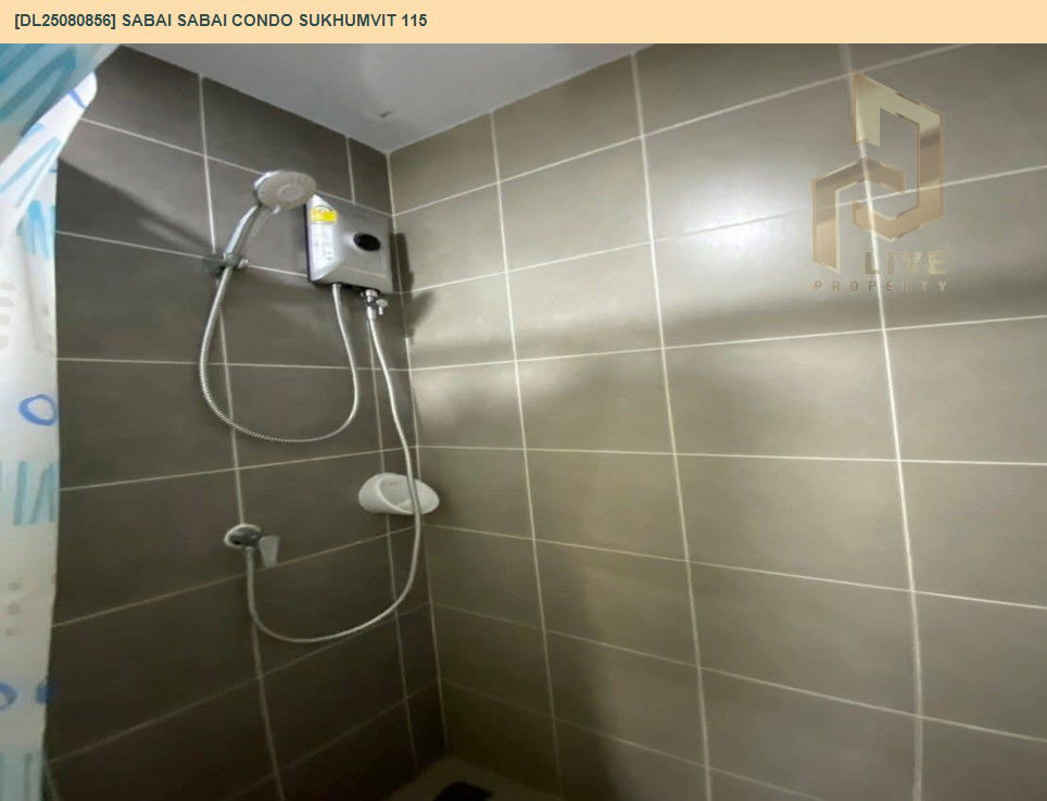 รูป DL25080856 ให้เช่าคอนโด สบาย สบาย คอนโด สุขุมวิท 115 (Sabai Sabai Condo Sukhumvit 115) ใกล้ BTS ปู่เจ้า พร้อมเข้าอยู่ โทรด่วน 0638692663 LineID @655ebbvc - รูปที่ 9/10