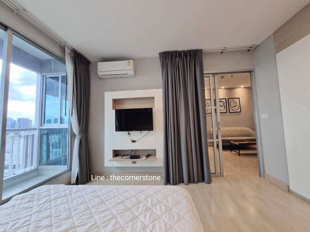 รูป ห้องสวย✨ ราคาดี พร้อมให้เช่า🔸𝐑𝐡𝐲𝐭𝐡𝐦 𝐑𝐚𝐭𝐜𝐡𝐚𝐝𝐚🔸คอนโดติด MRT-รัชดาภิเษก 46 ตร.ม. ชั้น 14 [250863] - รูปที่ 5/18
