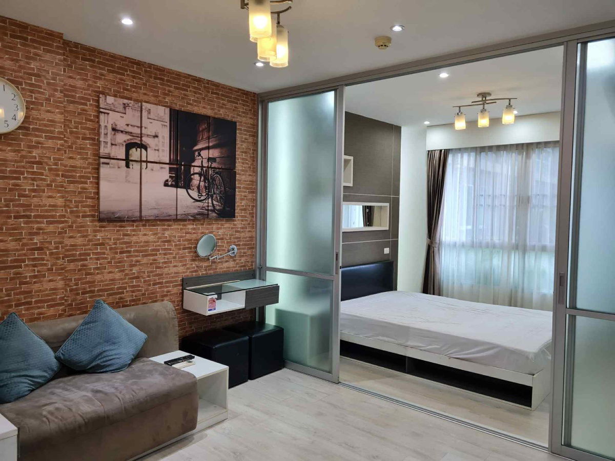 รูป ✅ให้เช่า ดีคอนโดซายน์ ชั้น1 ห้องสวย วิวสวน 9,500บาท ☎️064-792-4426(เบญ) - รูปที่ 4/18