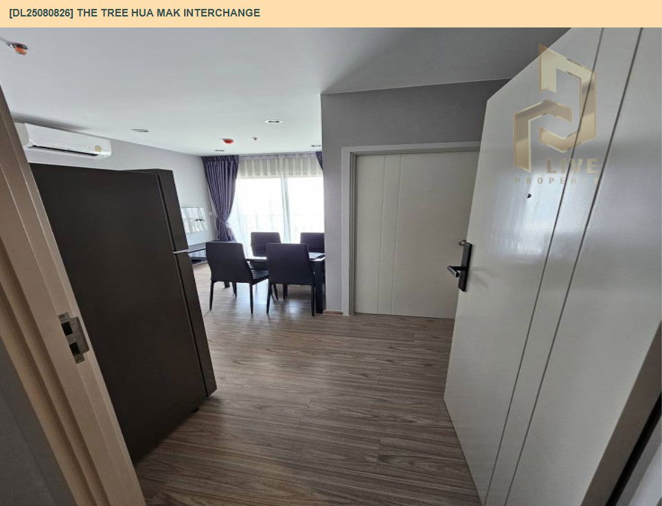 picture DL25080826 Condo for rent, The Tree Hua Mak Interchange near รถไฟฟ้า 3 สาย, ready to move in, call urgently 0656133286 LineID @655ebbvc - 6/13