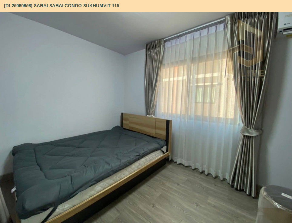 รูป DL25080856 ให้เช่าคอนโด สบาย สบาย คอนโด สุขุมวิท 115 (Sabai Sabai Condo Sukhumvit 115) ใกล้ BTS ปู่เจ้า พร้อมเข้าอยู่ โทรด่วน 0638692663 LineID @655ebbvc - รูปที่ 4/10