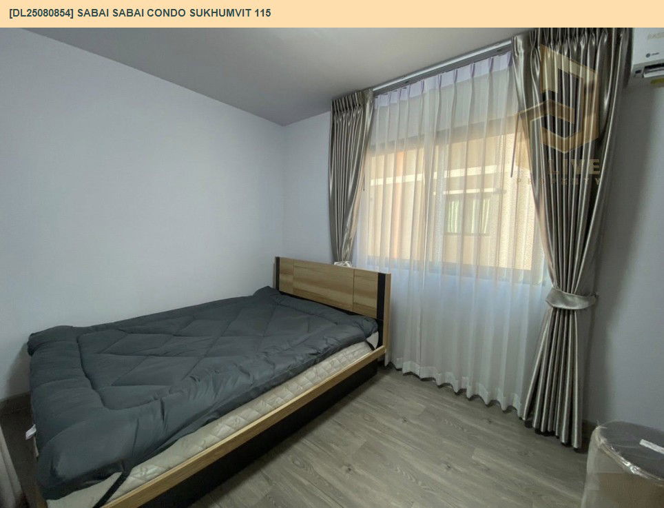 รูป DL25080854 ให้เช่าคอนโด สบาย สบาย คอนโด สุขุมวิท 115 (Sabai Sabai Condo Sukhumvit 115) ใกล้ BTS ปู่เจ้า พร้อมเข้าอยู่ โทรด่วน 0638692663 LineID @534wlwof - รูปที่ 3/10