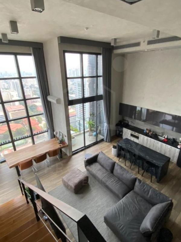 picture 📌 Urgently for rent : The Lofts Asoke Rare room beautiful room, fully furnished, ready to move in.  MD-79699 - 3/7