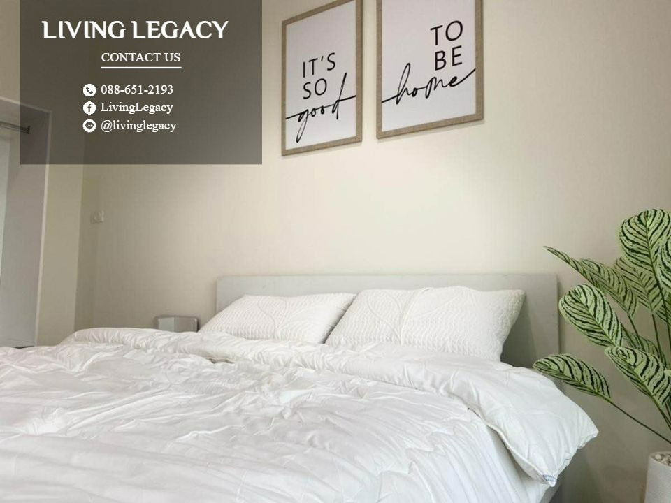 รูป LX47GN8S ให้เช่าคอนโด Asakan Place Srinakarindra 26 ตร.ม. ชั้น 27 line id : @livinglegacy - รูปที่ 2/12