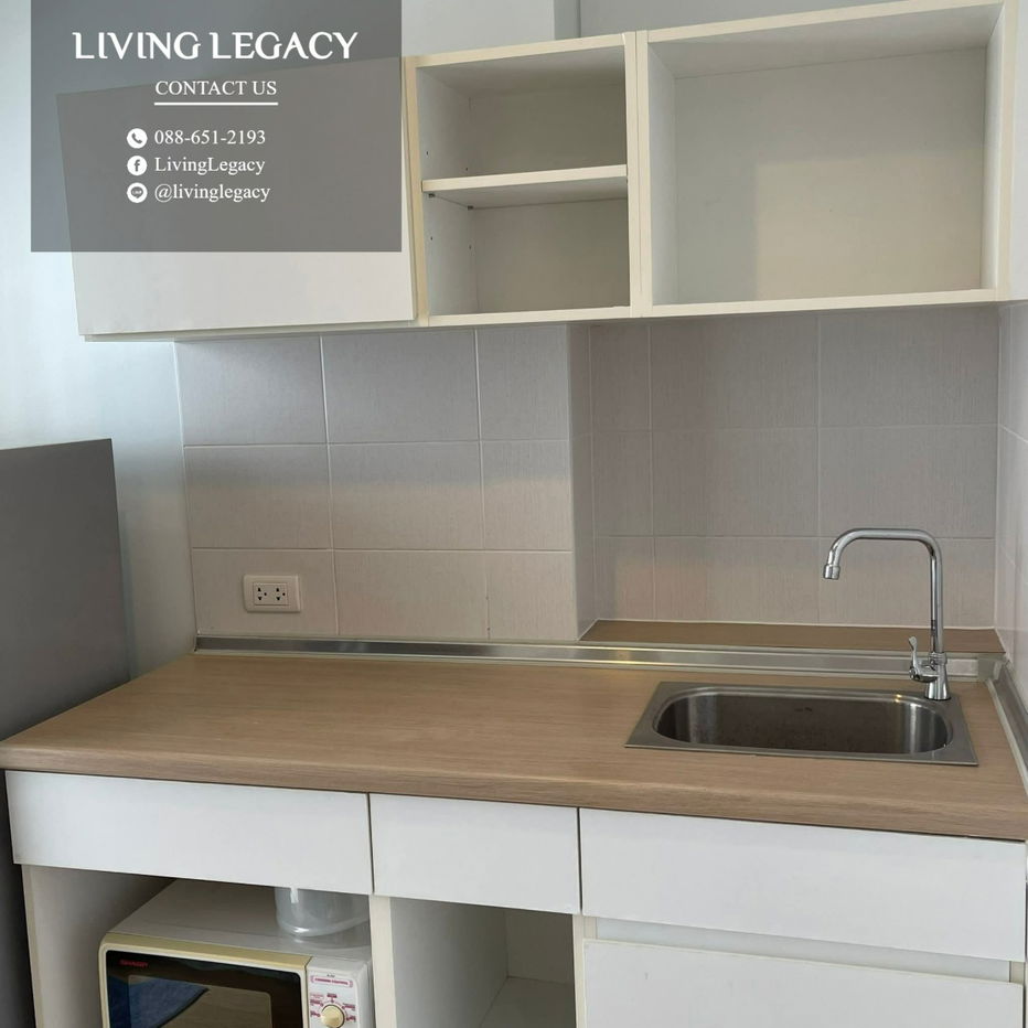 รูป T1LKNX ให้เช่าคอนโด Lumpini Place Srinakarin - Huamark Station 26 ตร.ม. ชั้น 15 ตึก ฺB line id : @livinglegacy - รูปที่ 8/10