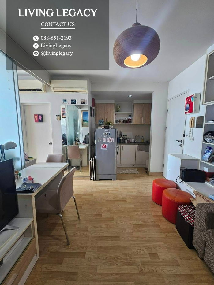 picture SKU46C Condo For Rent The IRIS Rama 9 - Srinakarin 32 Sq.M. Floor 8 line id : @livinglegacy - 3/14