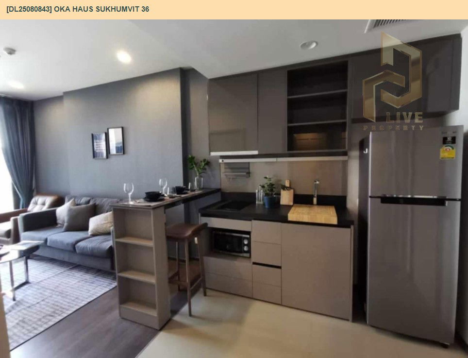 picture DL25080843 Condo for rent, OKA HAUS Sukhumvit 36 near BTS Thong Lo, ready to move in, call urgently 0656133286 LineID @655ebbvc - 4/11