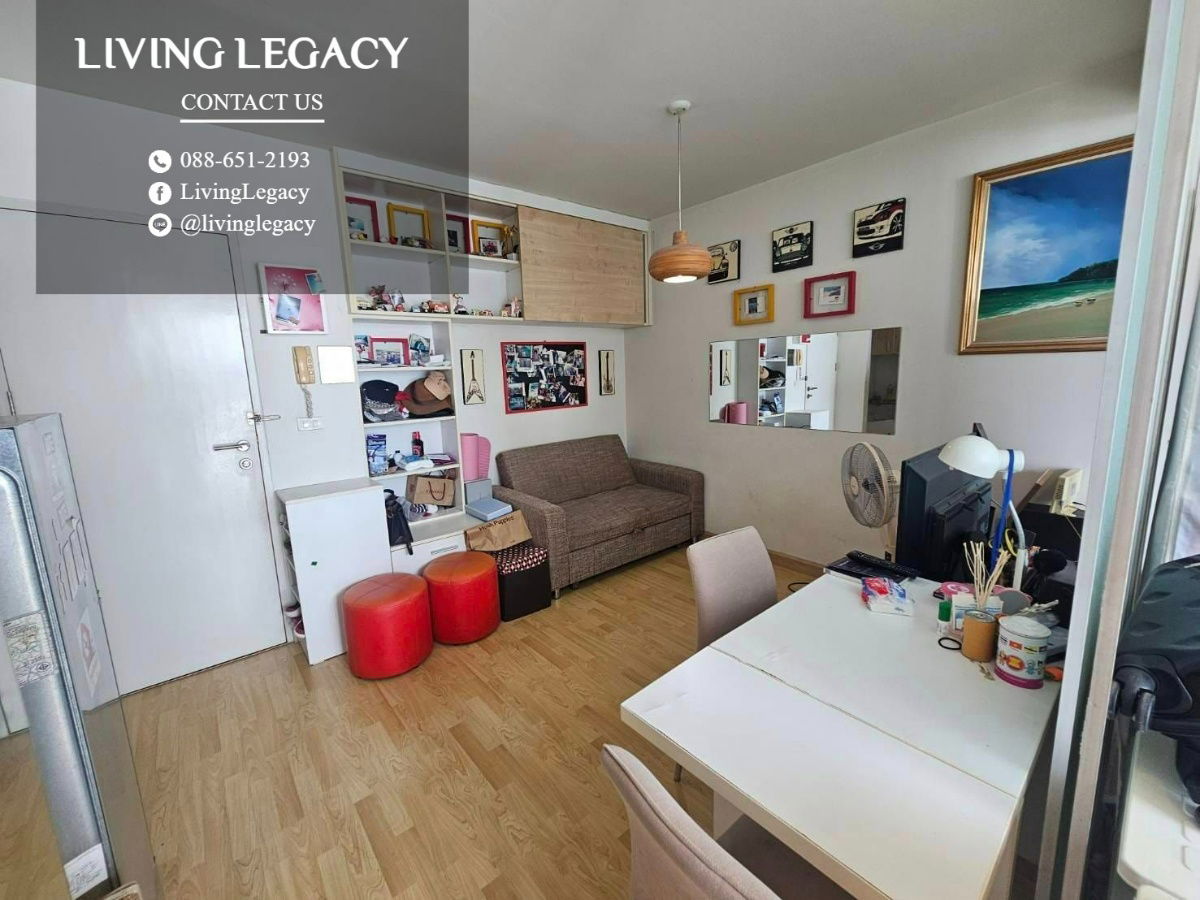 picture SKU46C Condo For Rent The IRIS Rama 9 - Srinakarin 32 Sq.M. Floor 8 line id : @livinglegacy - 2/14