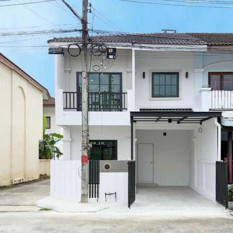 ขายทาวน์โฮม : หมู่บ้านอินเตอร์วิลล่าเกาะแก้ว บ้าน(แปลงมุม) กับบรรยากาศใกล้ธรรมชาติใกล้ขุมน้ำบริติชให้ความเป็นส่วนตัว