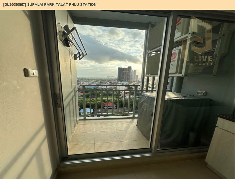 picture DL25080857 Condo for rent, Supalai Park Talat Phlu Station near BTS Talat Phlu, ready to move in, call urgently 0656133286 LineID @655ebbvc - 9/10