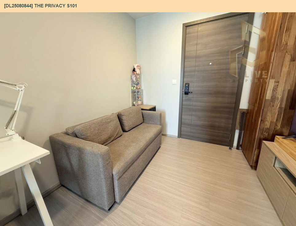picture DL25080844 Condo for rent, THE PRIVACY S101 near BTS Punnawithi, ready to move in, call urgently 0656133286 LineID @655ebbvc - 2/12