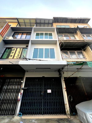 เช่าอาคารพาณิชย์ ม.สยาม : (ให้เช่า) ตึกแแถว 3.5 ชั้น ใจกลางแหล่งของกินตลาดพลู ซอยเทอดไท 29 