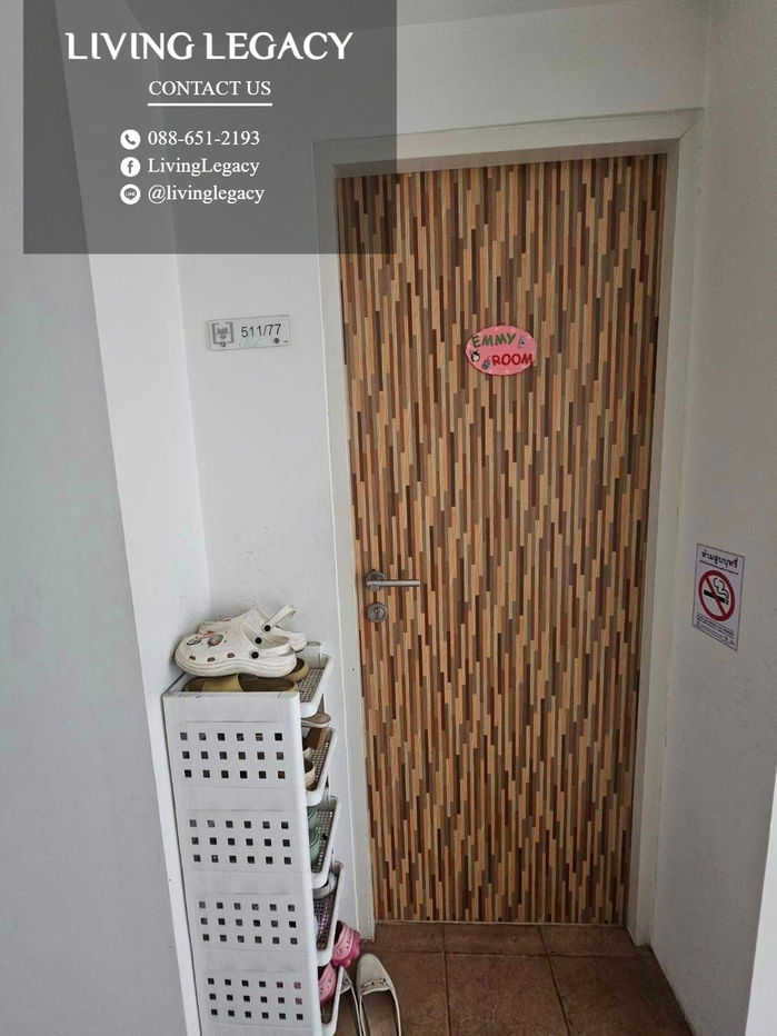picture SKU46C Condo For Rent The IRIS Rama 9 - Srinakarin 32 Sq.M. Floor 8 line id : @livinglegacy - 11/14