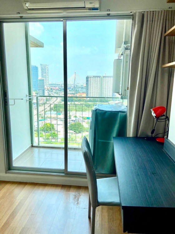 รูป ลุมพินี พาร์ค ริเวอร์ไซด์ พระราม 3 Lumpini Park Riverside Rama 3 วิวแม่น้ำเจ้าพระยา ชั้น 25 อาคาร D ขนาด33 ตรม เฟอร์นิเจอร์ครบ - รูปที่ 5/16