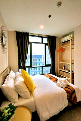 ขายคอนโด : P-96917 🏢 ต้องการขายคอนโด เมโทร สกาย ประชาชื่น Pracha Chuen Rd, Wong Sawang, Bang Sue, Bangkok พร้อมสัญญาเช่า Line Id @easythaihome 085-592-2897