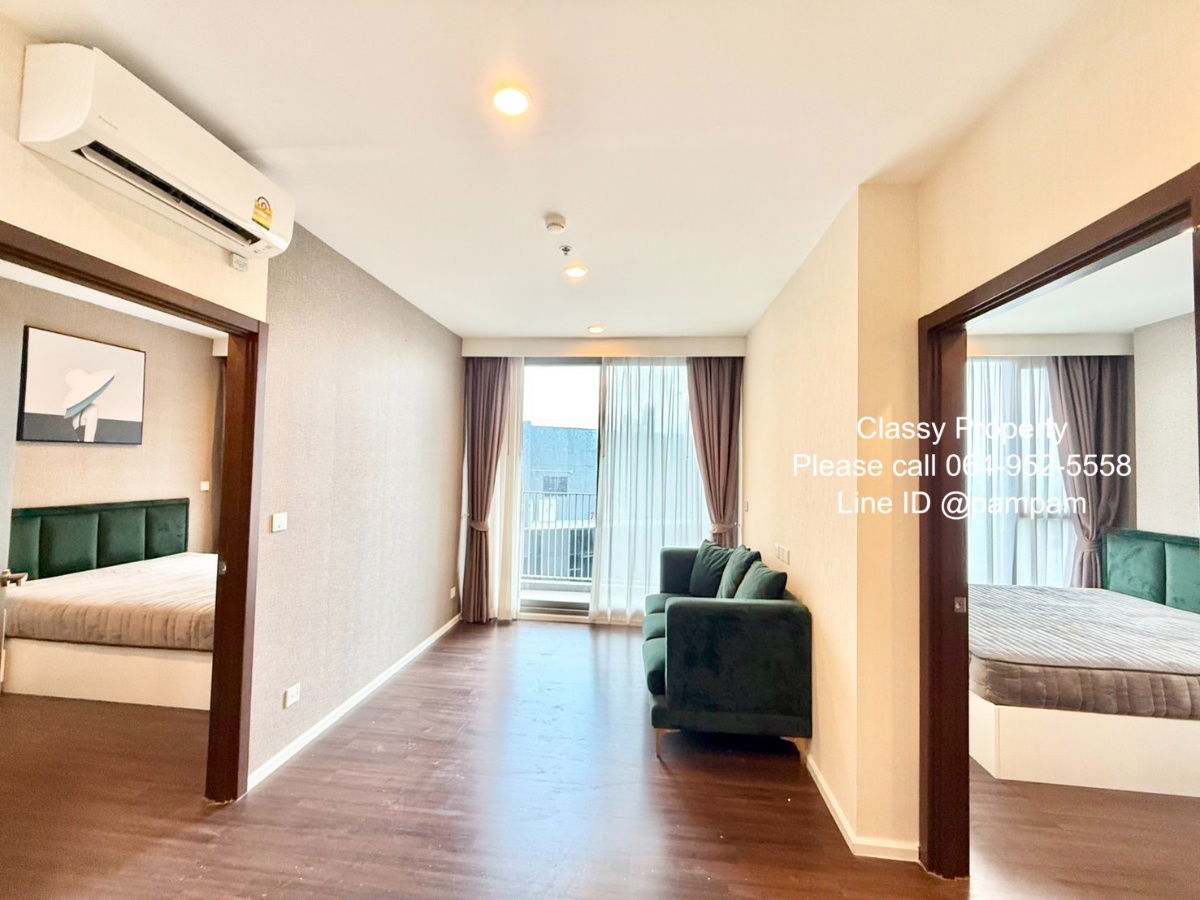 รูป *** ให้เช่าคอนโด : วิสซ์ดอม อินสปาย 2 นอน 1 น้ำ  ห้องสวย เฟอร์ครบ ใกล้ทรูดิจิทัล พาร์คและบีทีเอส ปุณณวิถี (Whizdom Inspire Sukhumvit) *** - รูปที่ 3/16