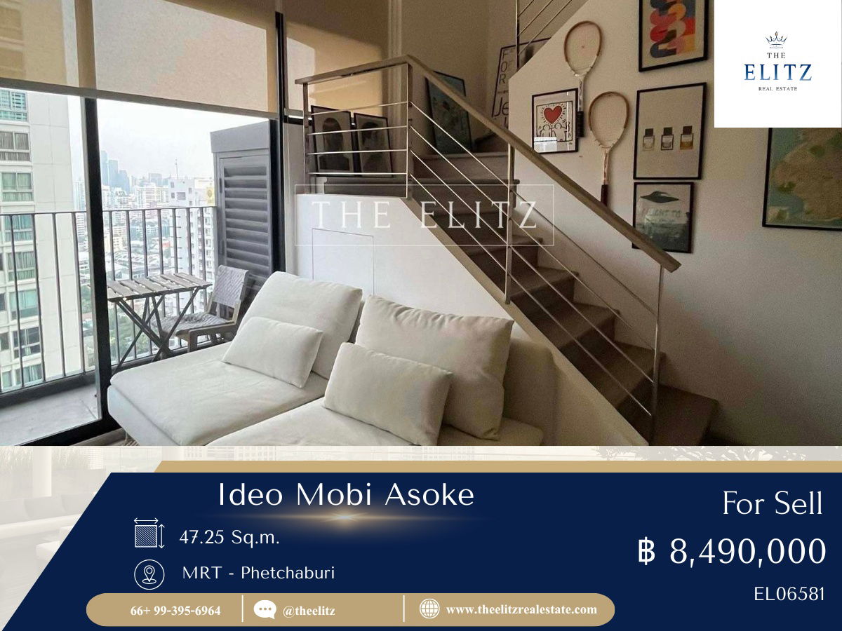 รูป ✨ ราคาพิเศษแบบนี้ที่ Ideo Mobi Asoke มีเพียงห้องเดียว รีบคว้าไว้ 💯 - รูปที่ 1/9