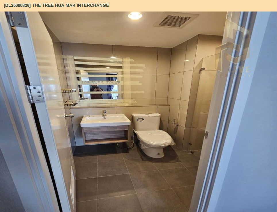 picture DL25080826 Condo for rent, The Tree Hua Mak Interchange near รถไฟฟ้า 3 สาย, ready to move in, call urgently 0656133286 LineID @655ebbvc - 11/13