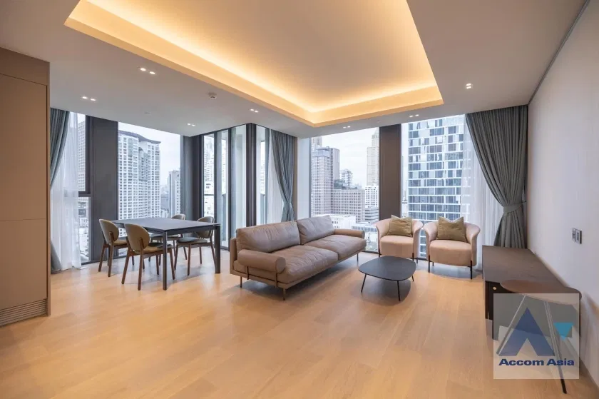 รูป 🔼🔽 AccomA 📩 Fully furnished bright modern condo with city view and spacious layout  for rent at Tonson One Residence (AA37185) - รูปที่ 2/10