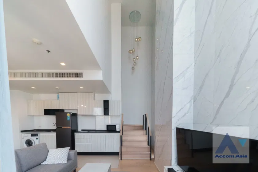 รูป 🔼🔽 AccomA 📩 Duplex Condo,Double High Ceiling 2 BR Condominium @HQ Thonglor (AA25489) - รูปที่ 5/18