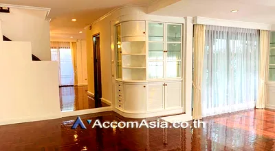 เช่าบ้านเดี่ยว พร้อมพงษ์ : 🔼🔽 AccomA 📩  3 BR House @Kid Friendly House Compound (AA27342)