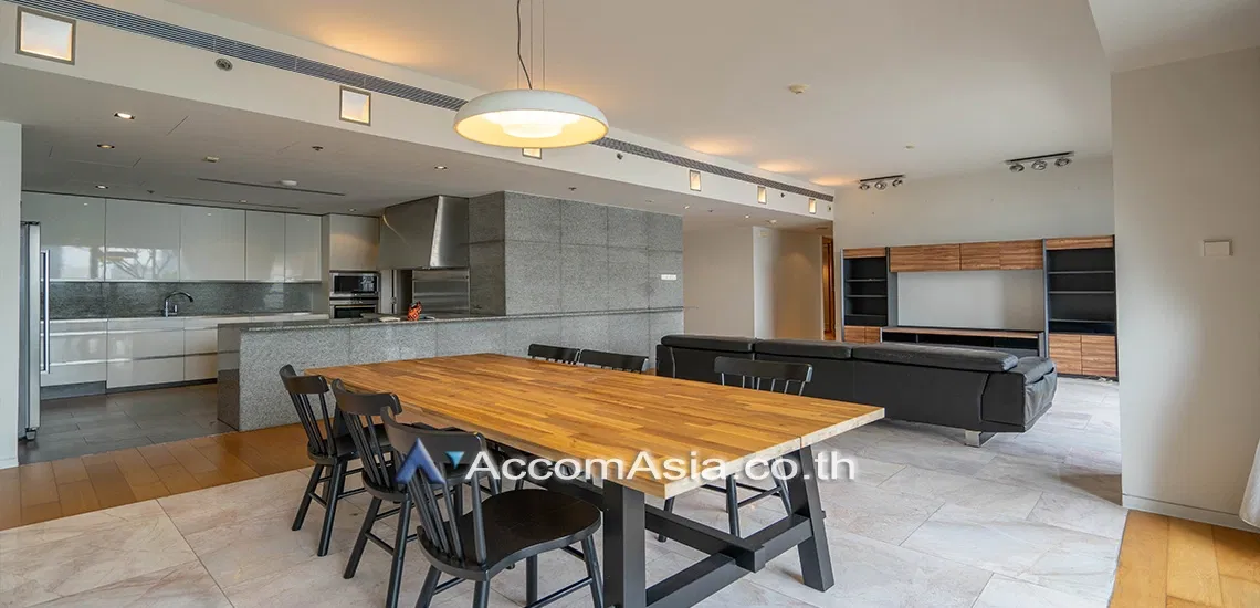 รูป 🔼🔽 AccomA 📩 Elegant modern condominium with city view in Sathorn (AA29635) - รูปที่ 3/14