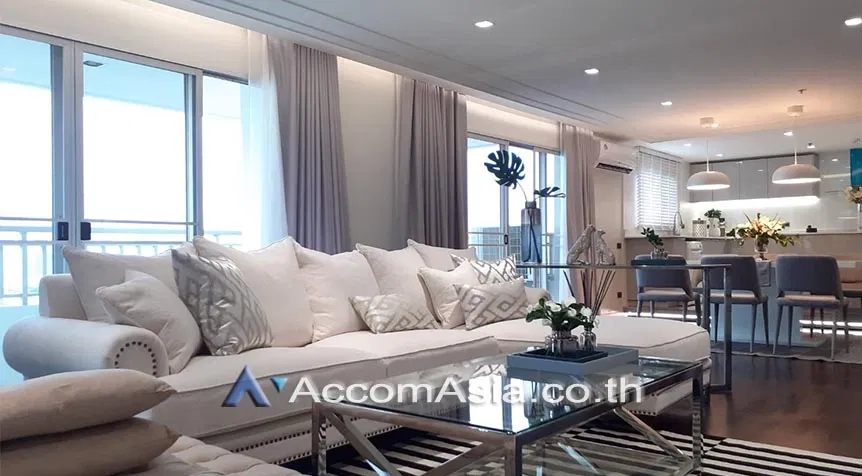 picture 🔼🔽 AccomA 📩  Spacious condominium with panoramic views and natural palette in Sathorn (AA27323) - 2/19