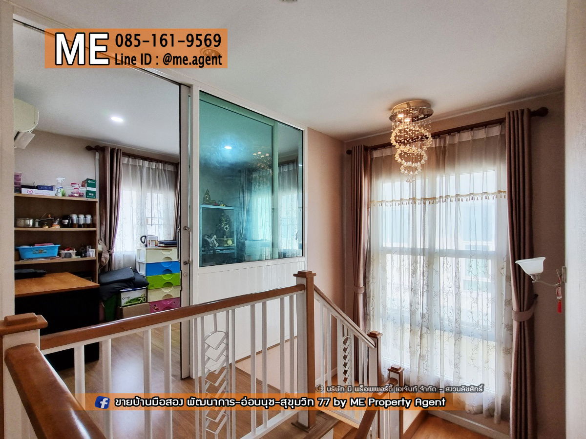 picture For Sale Single house Passorn Prestige  Patthanakarn 38, Convenient travel Thonglor-Sukhumvit-Rama 9-Srinakarin-On Nut. Call 085-1619569 (BH24-52) - 32/34