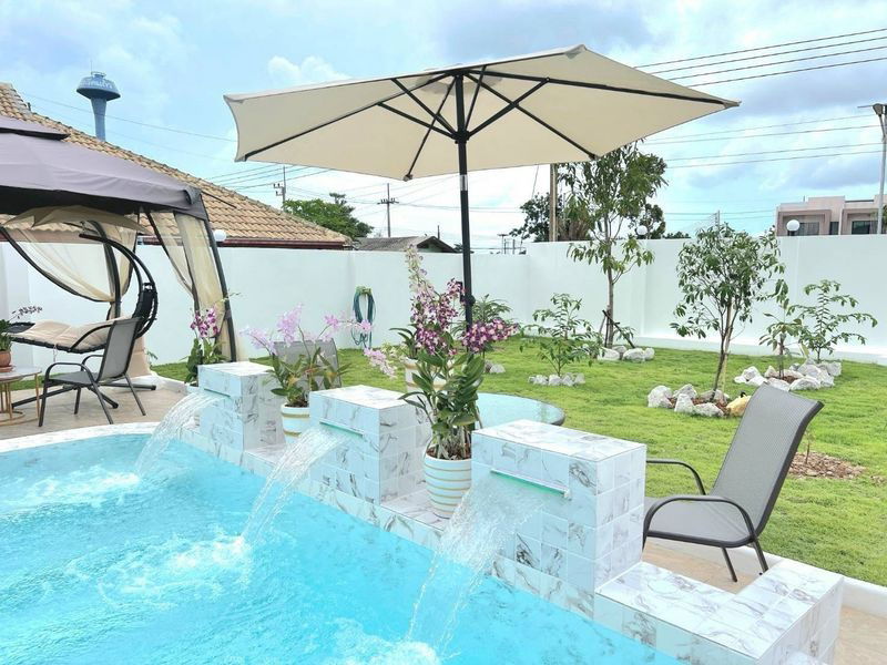 รูป ขายบ้านสวยพัทยา ตกแต่งครบ พร้อมเฟอร์ เขตบางเสร่ สัตหีบ ชลบุรี  - รูปที่ 5/20