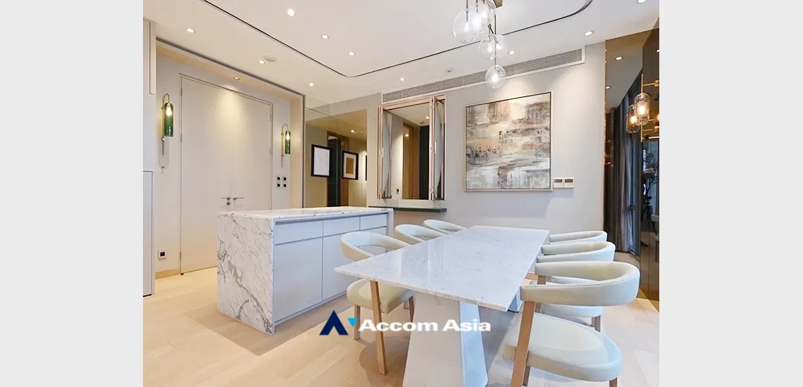 รูป 🔼🔽 AccomA 📩 Spacious condo with natural materials and open city view at The Sukhothai Residence (AA33557)  - รูปที่ 2/10