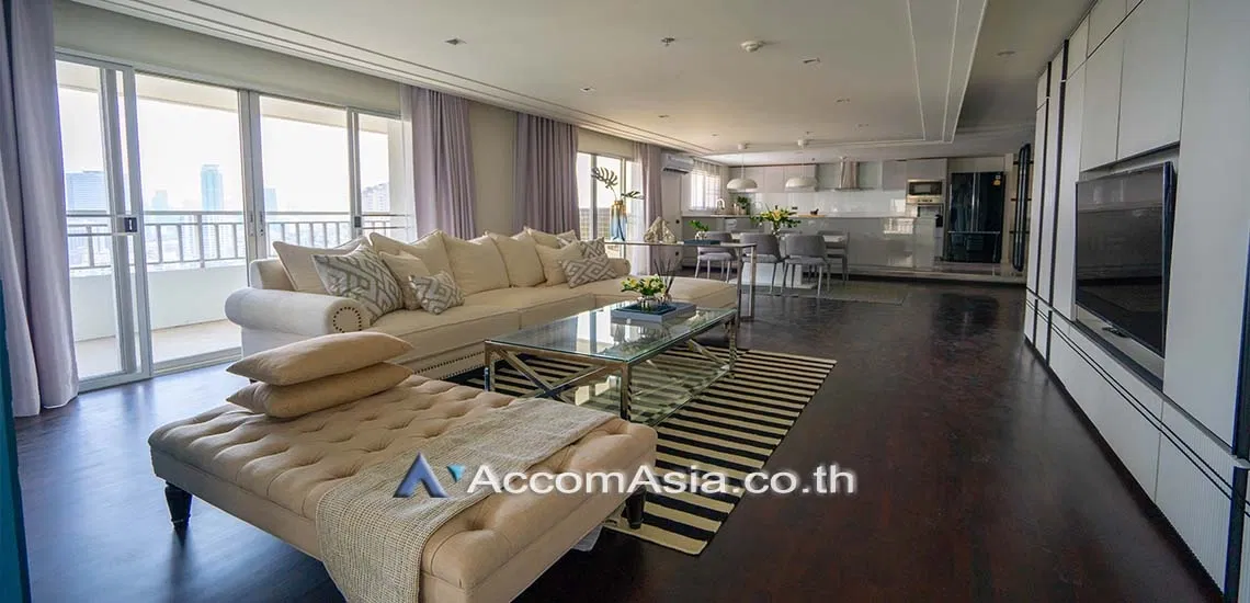 picture 🔼🔽 AccomA 📩  Spacious condominium with panoramic views and natural palette in Sathorn (AA27323) - 5/19